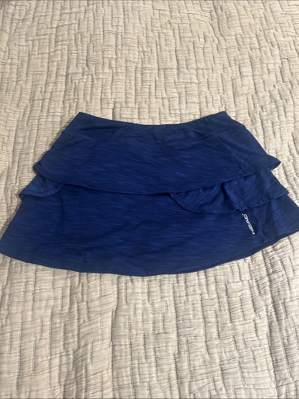Head Women's Royal Blue/navy Layered Athletic Skort M Like new condition